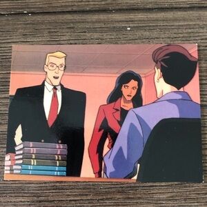 Vintage 1995 Gargoyles trading card: Elisa Confronts Dracon #46